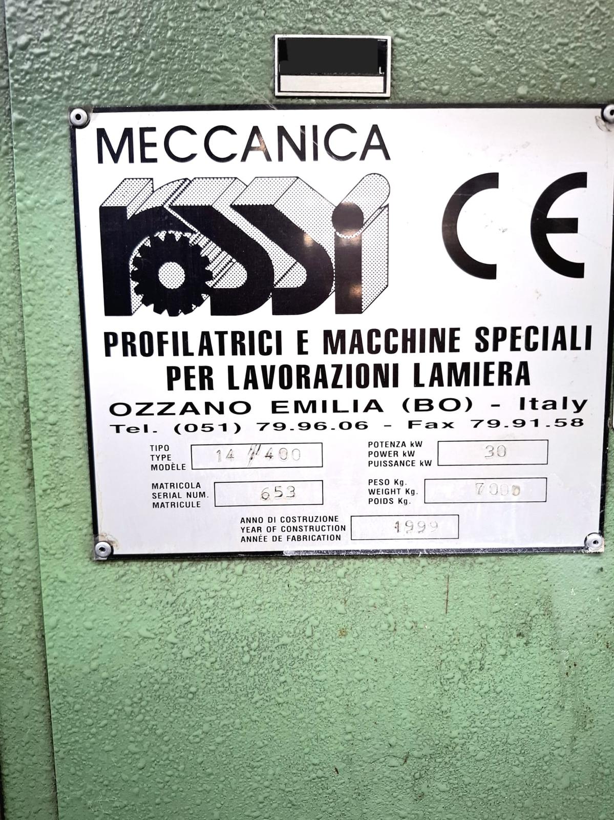 Profilatrice Rossi usata in vendita - foto 4