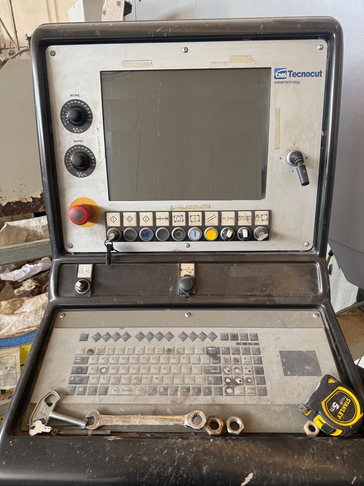 TAGLIO A GETTO D'ACQUA WATERJET TECNOCUT USATO in vendita - foto 14