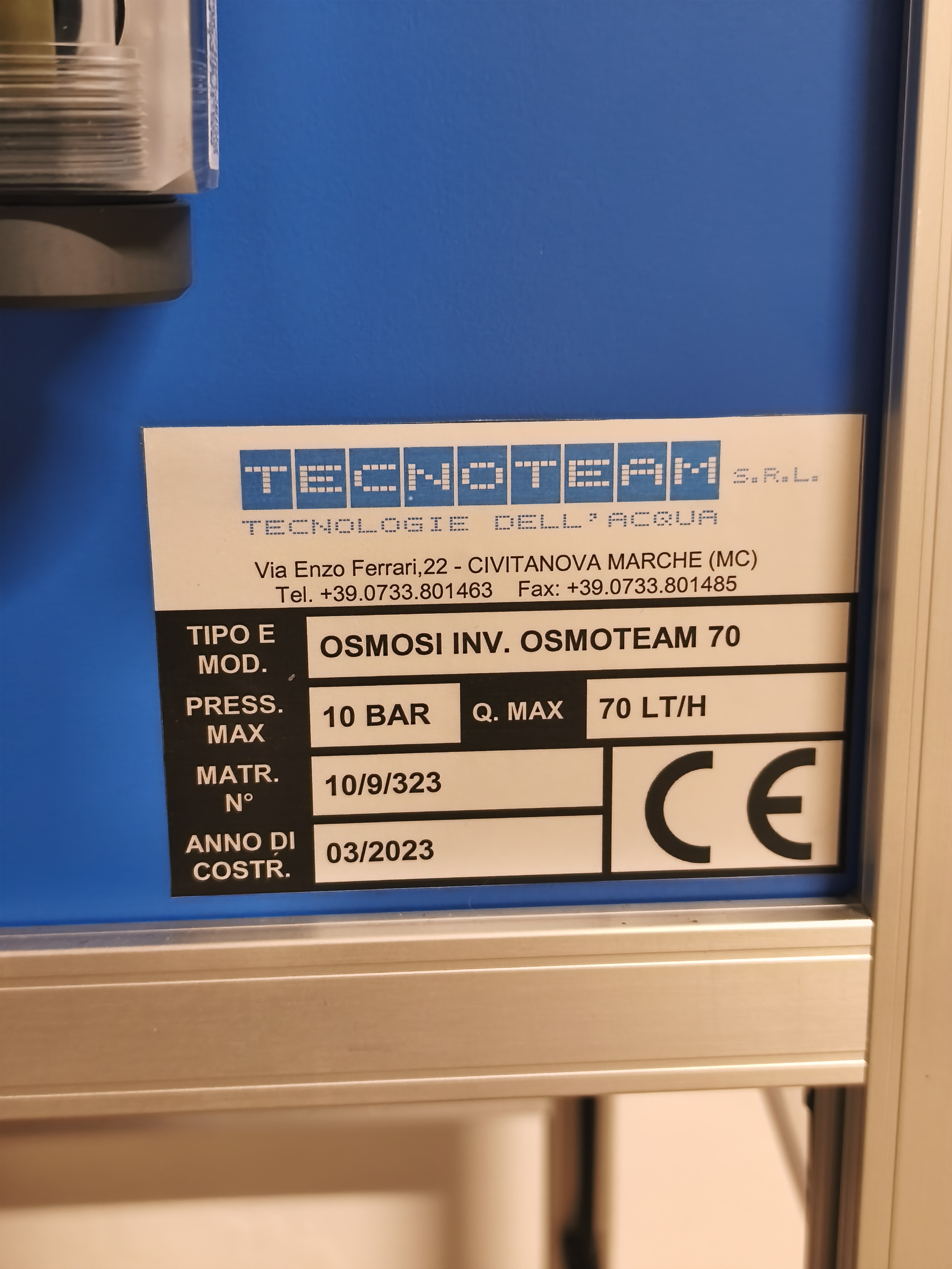 Autoclave Fedegari FOB3/TS + impianto osmosi OSMOTEAM in vendita - foto 5