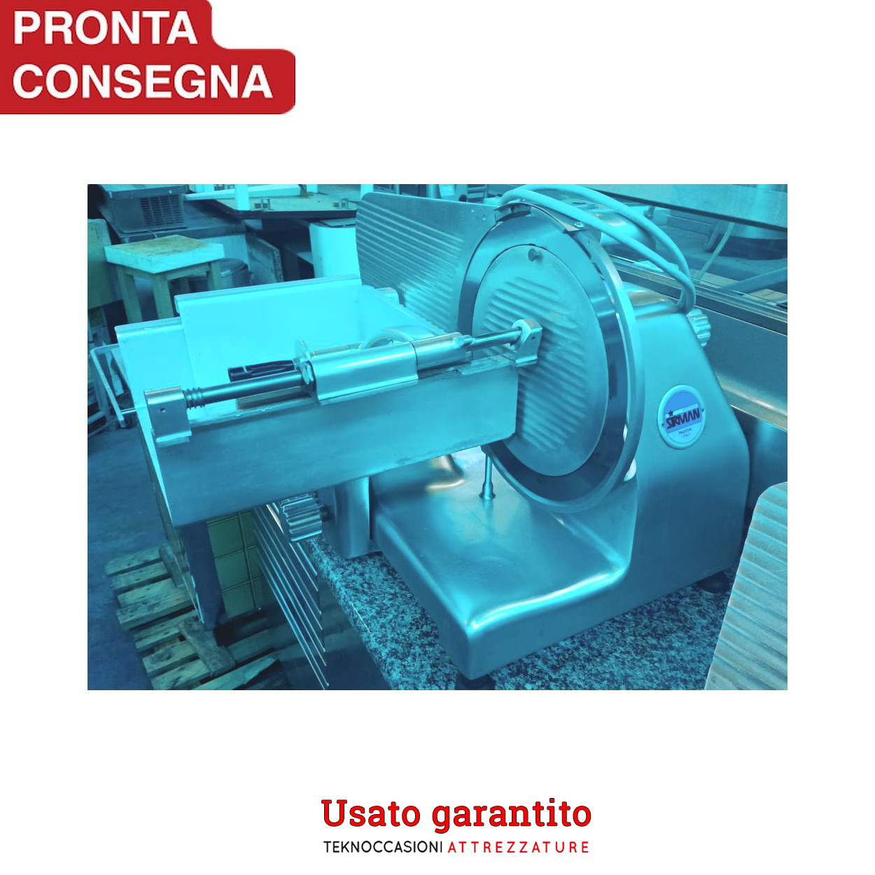 Affettacarne e salumi lama 35 cm Sirman in vendita - foto 3