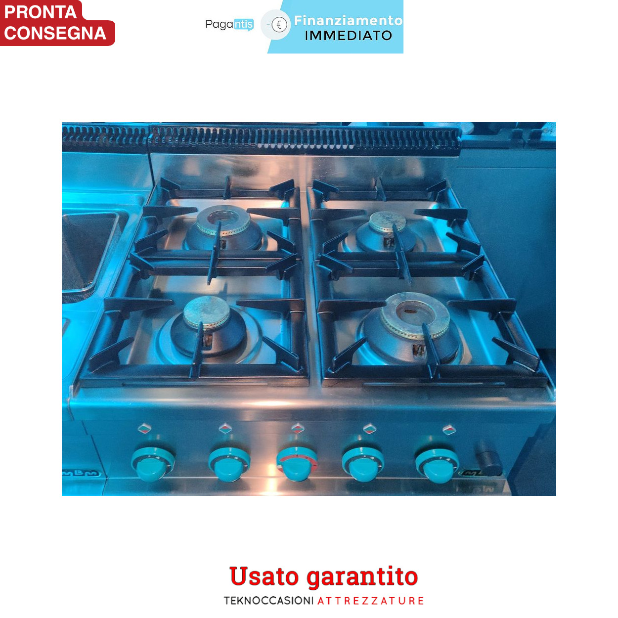 Cucina e cuocipasta a gas Zanussi e MBM usato garantito in vendita - foto 3