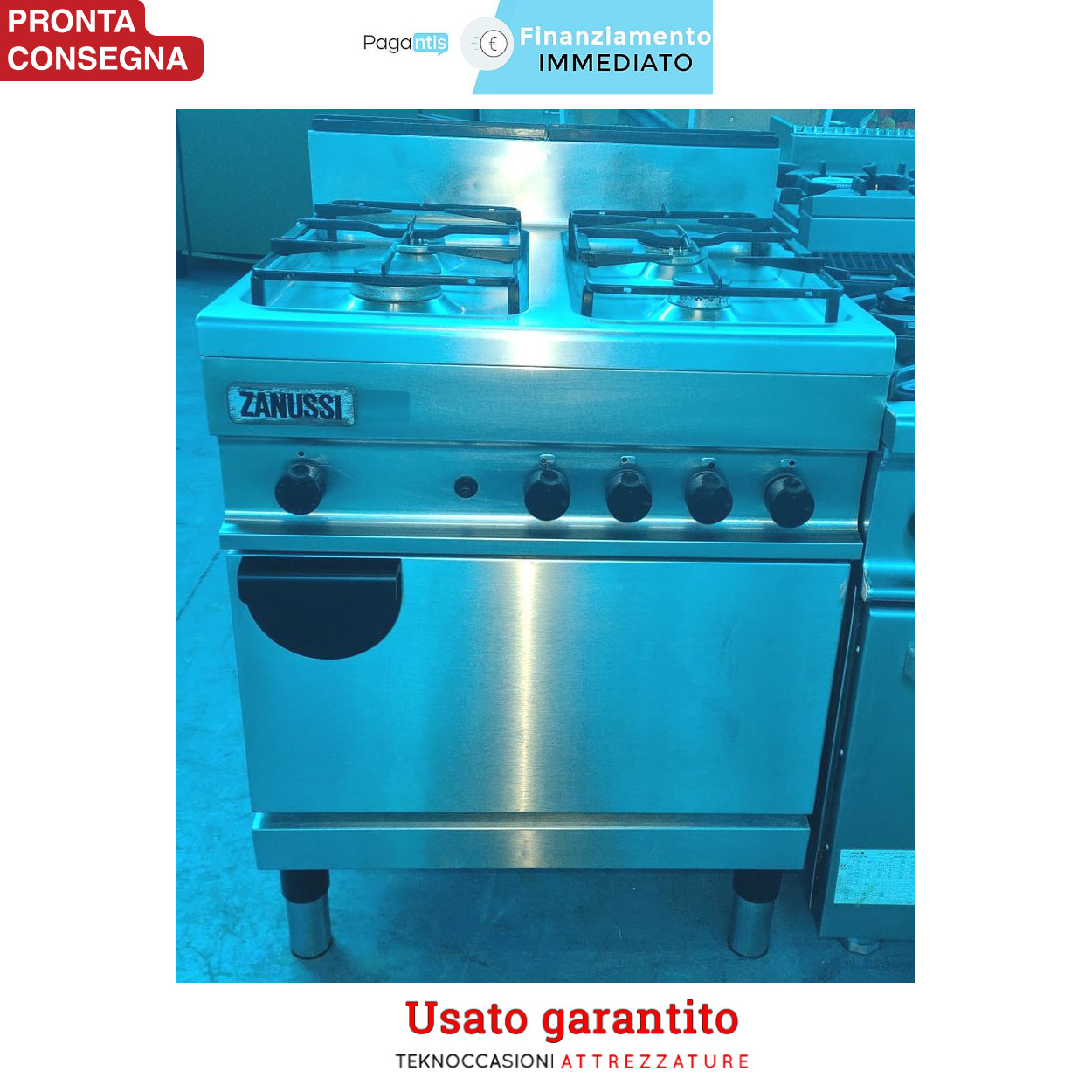 Cucina e cuocipasta a gas Zanussi e MBM usato garantito in vendita - foto 2