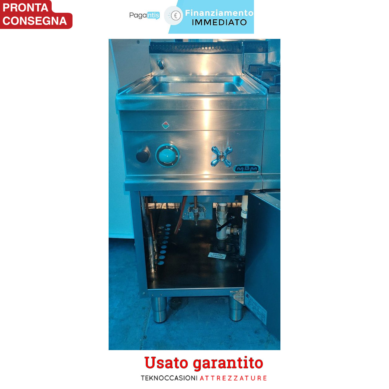 Cucina e cuocipasta a gas Zanussi e MBM usato garantito in vendita - foto 5
