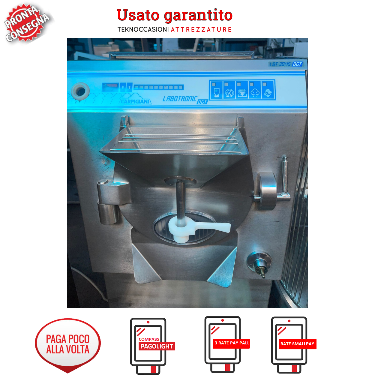 Mantecatore Carpigiani LABOTRONIC DGT30/45 50x70x141 in vendita - foto 2