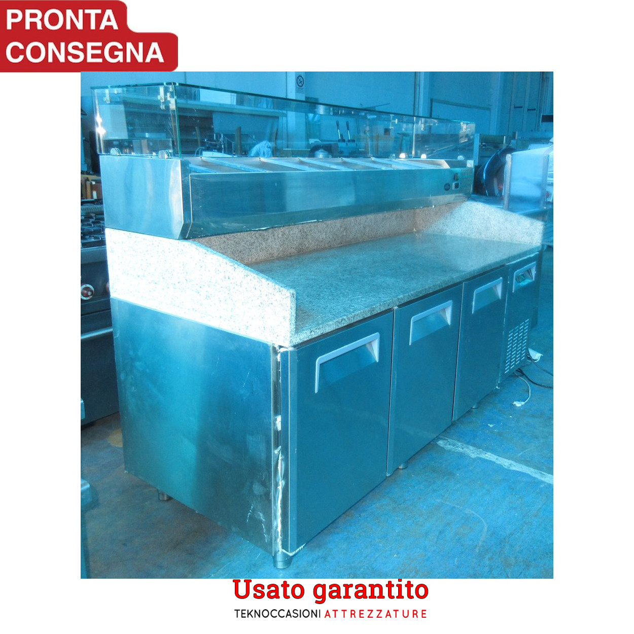 Banco pizza completo 3 sportelli usato garantito  in vendita - foto 2
