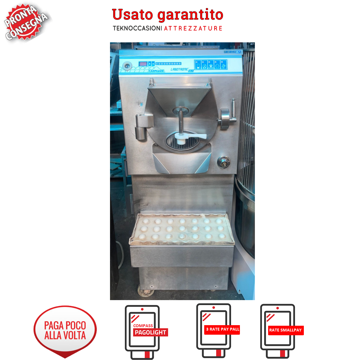 Mantecatore Carpigiani LABOTRONIC DGT30/45 50x70x141 in vendita - foto 1