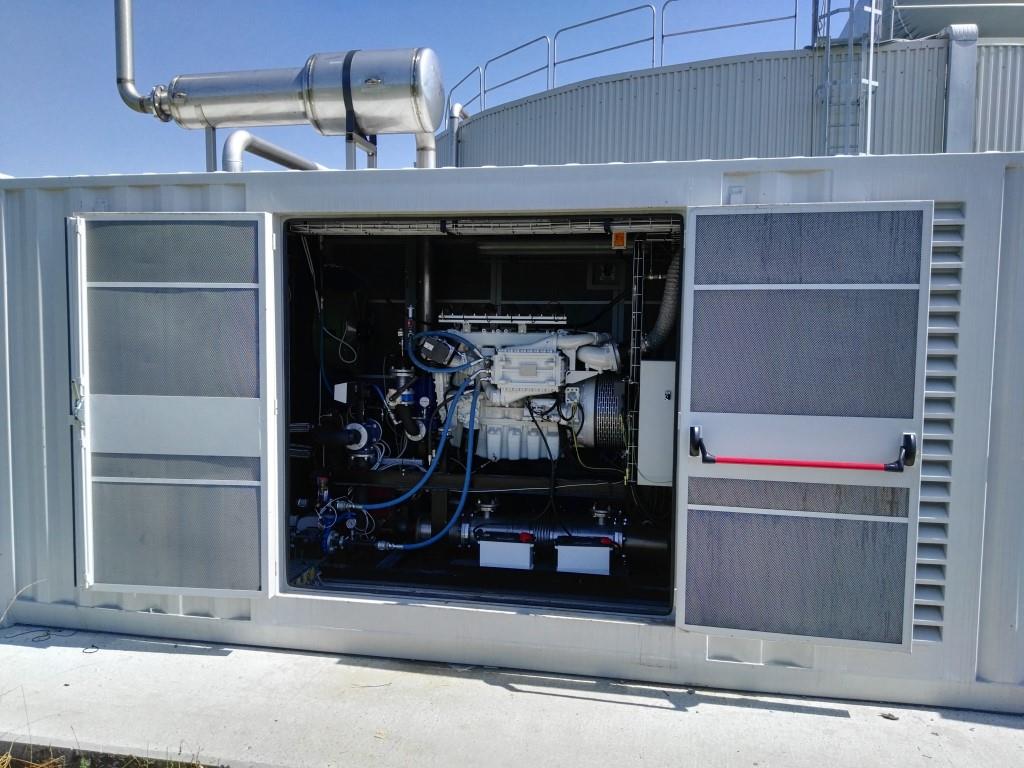 Gruppo di cogenerazione alimentato a Biogas da 100 Kwe in vendita - foto 1