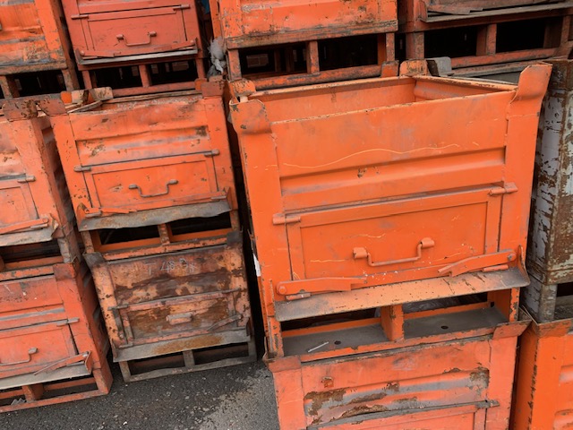 Cassoni metallici  usati 70x60x40 in vendita - foto 3