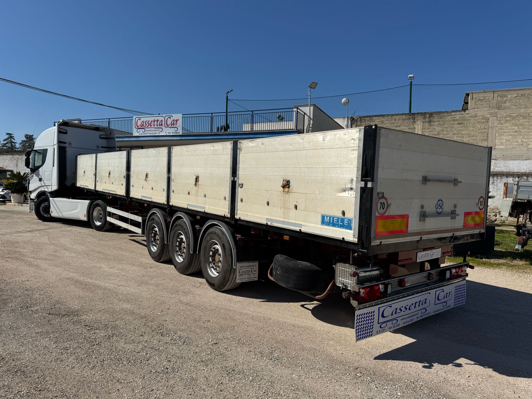 SEMIRIMORCHIO MIELE DOPPIA CASSA RIB in vendita - foto 4