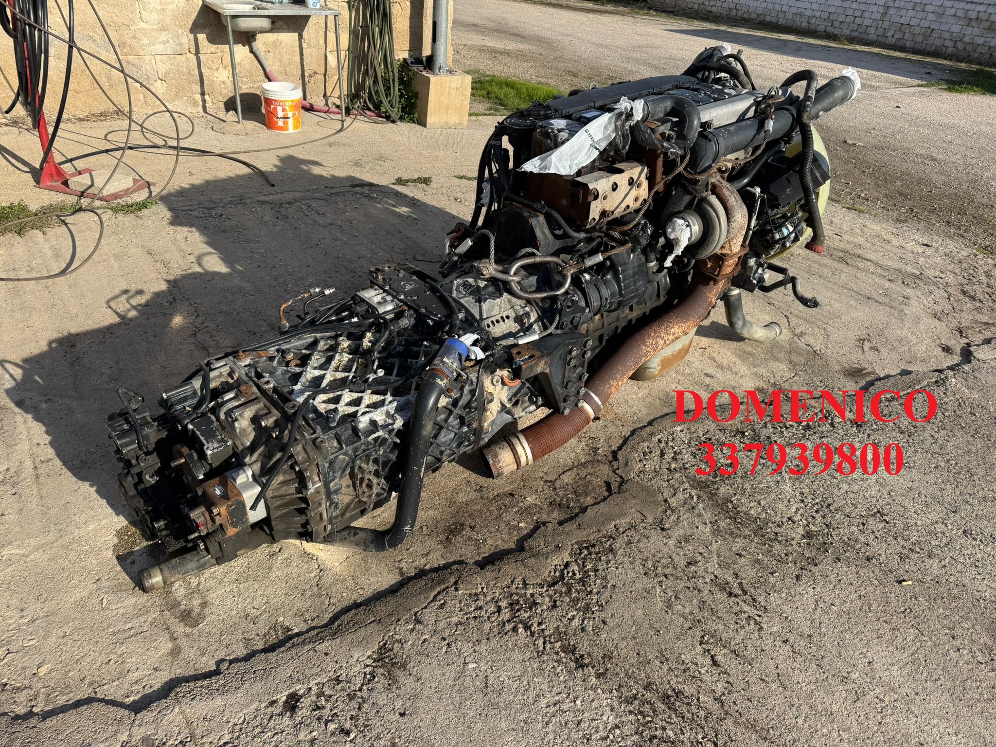 MOTORE E CAMBIO MARCE MANUALE ZF MAN in vendita - foto 3