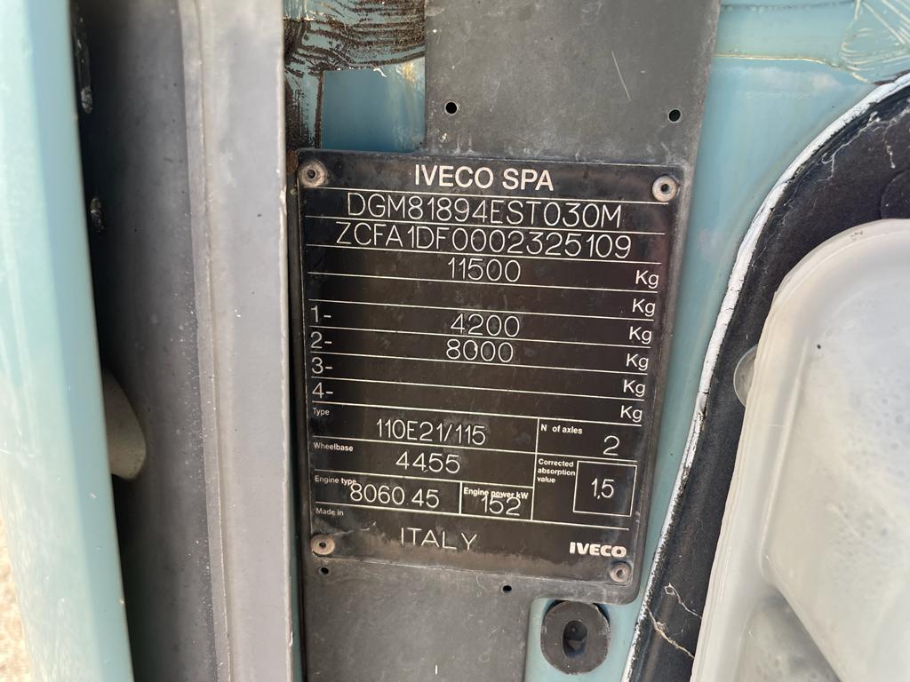IVECO EUROCARGO 120 EL 21 PNEUMATICA POSTERIORE IN ADR in vendita - foto 10