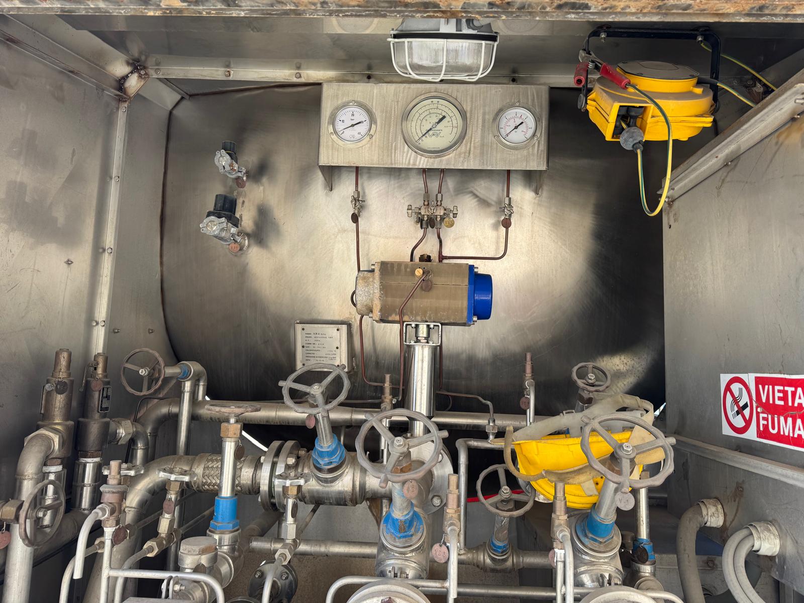 OMSP MACOLA SEMIRIMORCHIO CISTERNA IN ACCIAIO 3 ASSI in vendita - foto 3