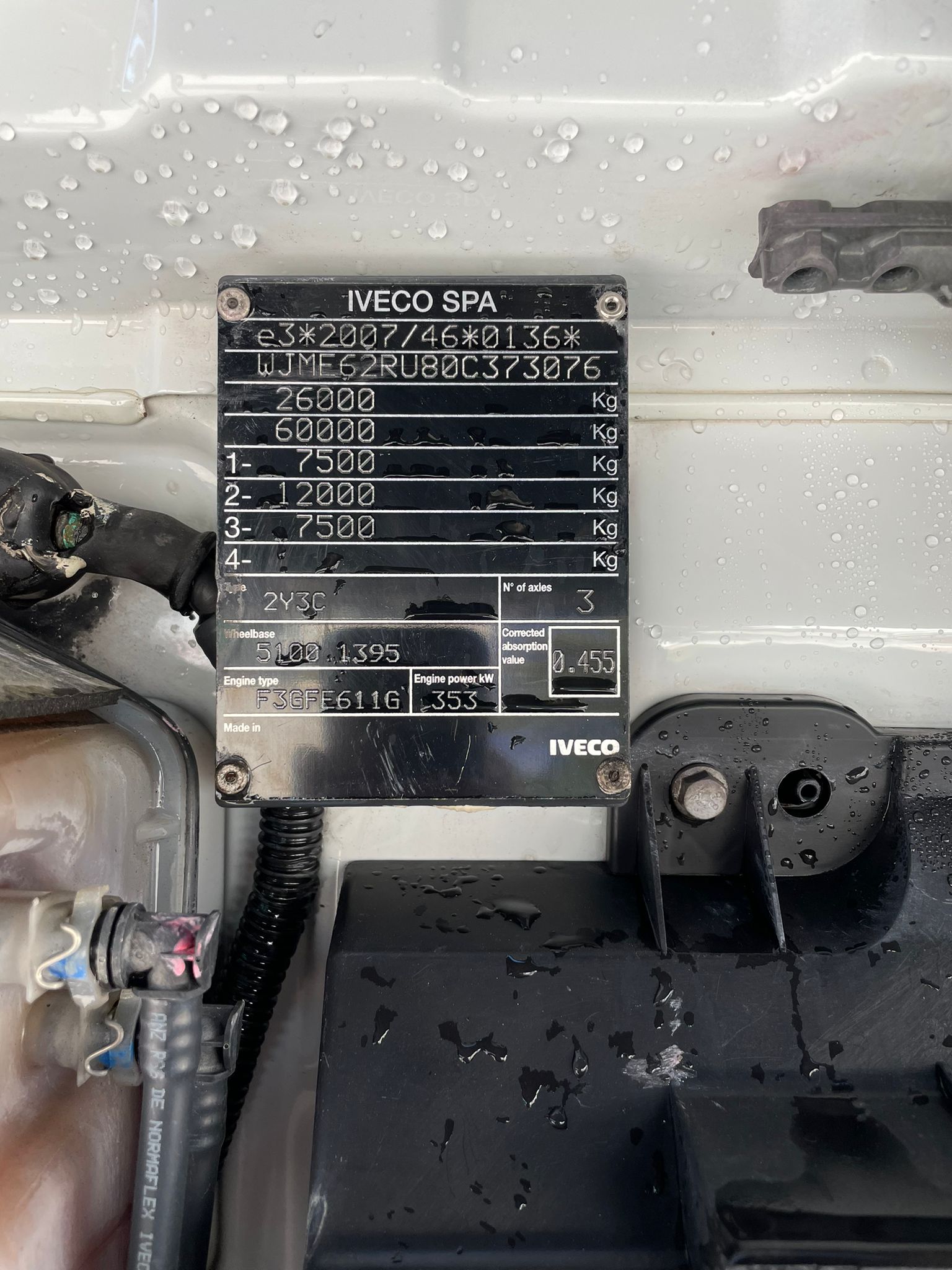 IVECO STRALIS AS 260S48 3 ASSI TELAIO FULL PNEUMATICO in vendita - foto 8