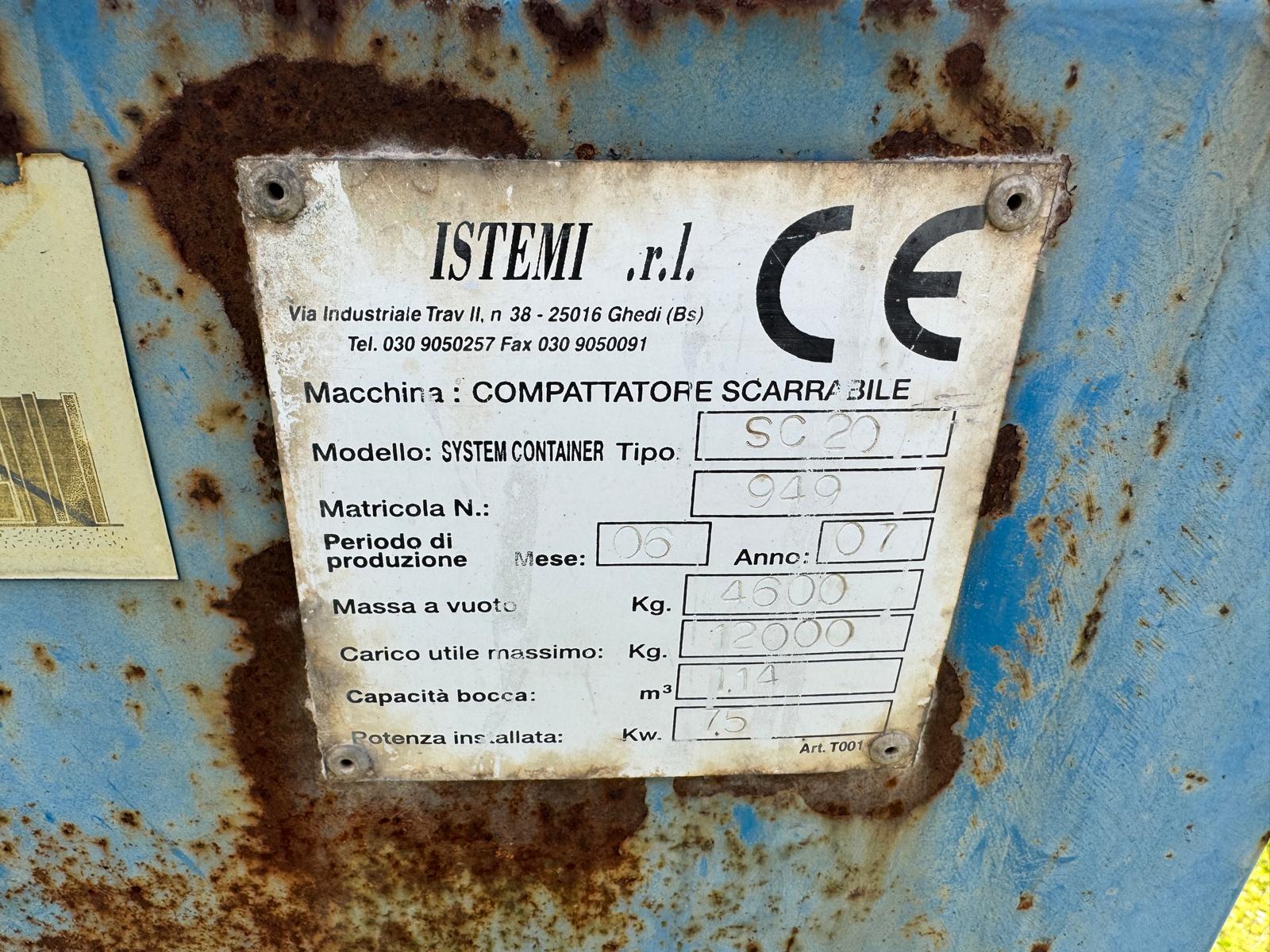 CASSONI E COMPATTATORI SCARRABILI SPAZZATURA,ECC. in vendita - foto 10