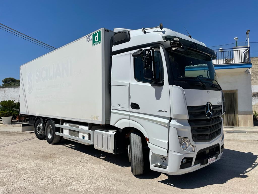MERCEDES-BENZ ACTROS 25.45 EURO 6 CASSA FRIGO CARNI in vendita - foto 8