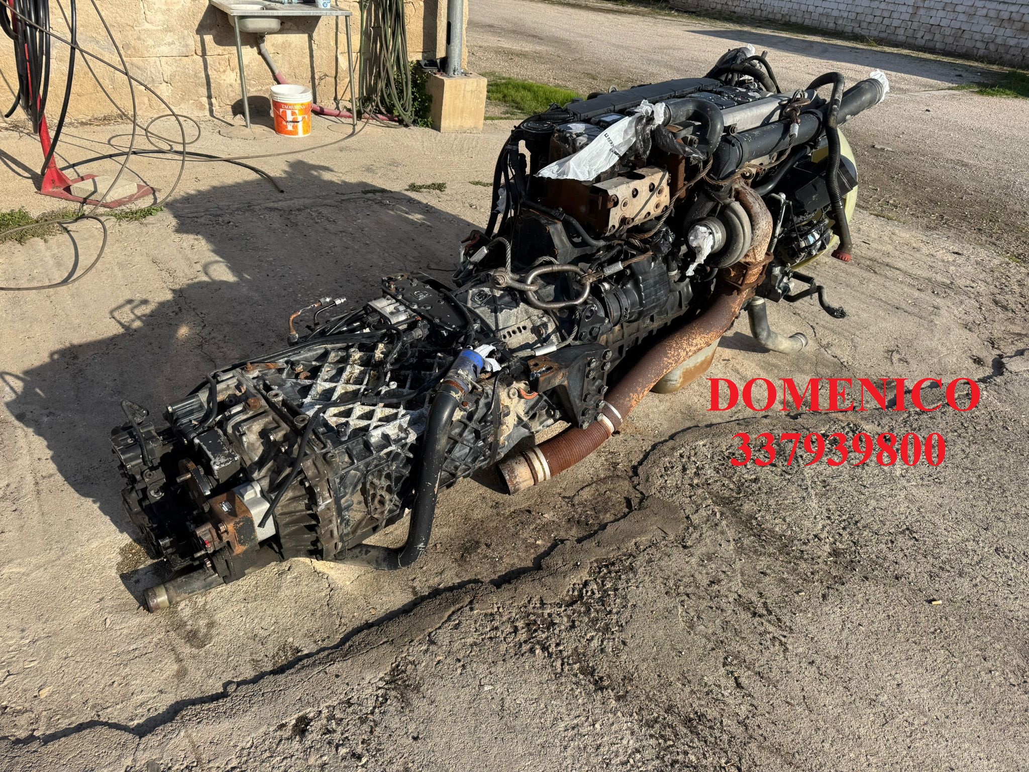 MOTORE E CAMBIO MARCE MANUALE ZF MAN in vendita - foto 3