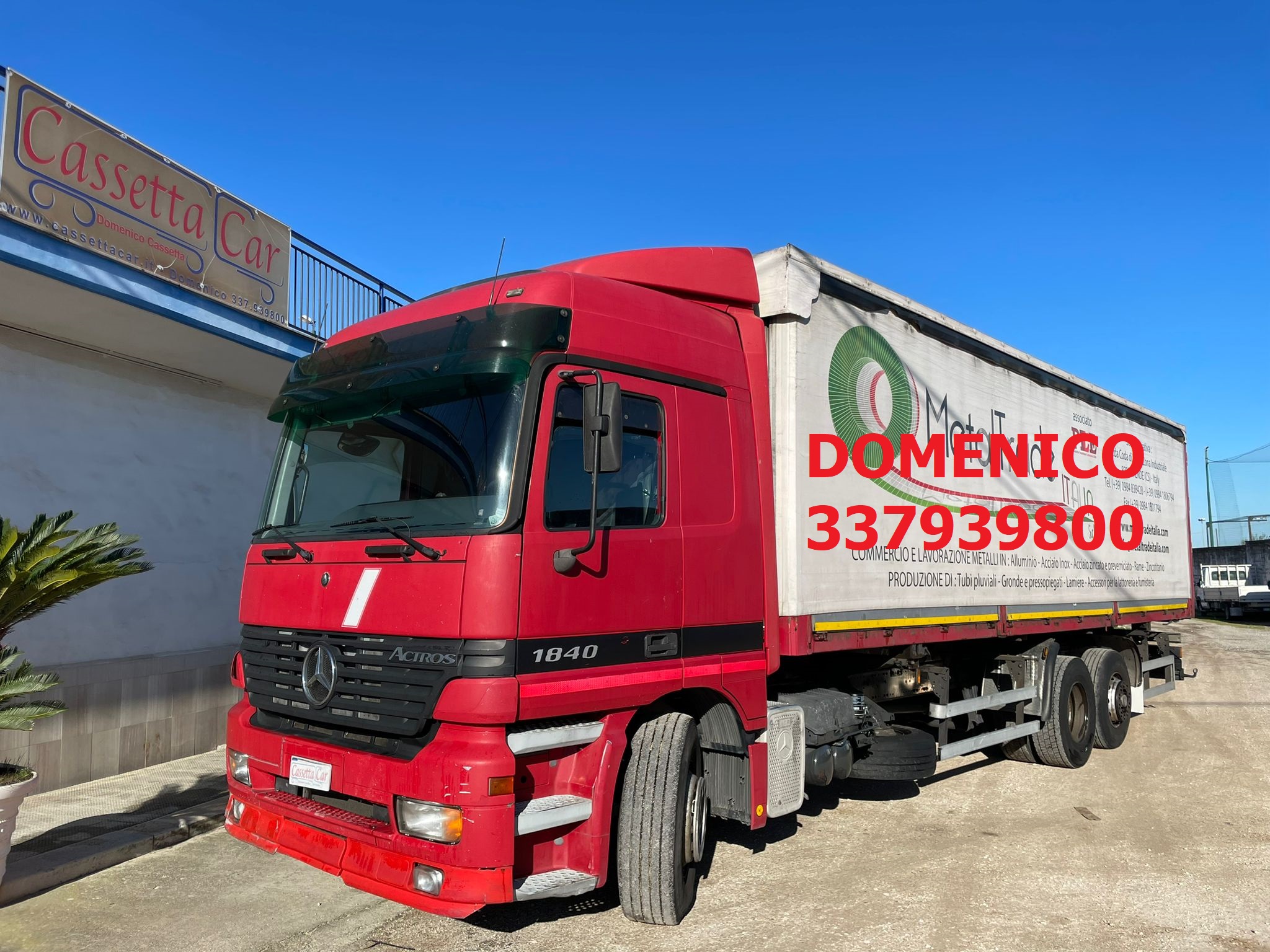 MERCEDES-BENZ 1840 3 ASSI CENTINATO INTERCAMBIABILE ADR in vendita - foto 1