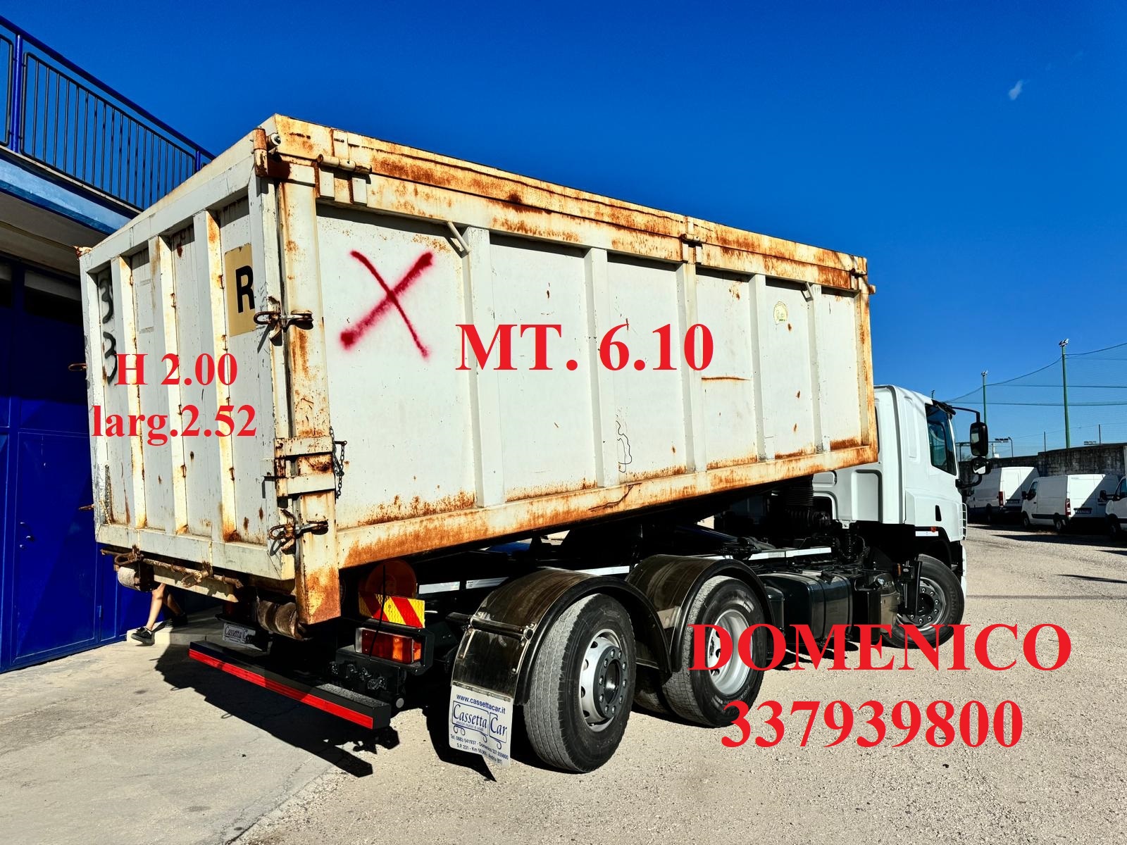 MAN TGX 26.480 SCARRABILE PRIS-MAG 26 TON in vendita - foto 6