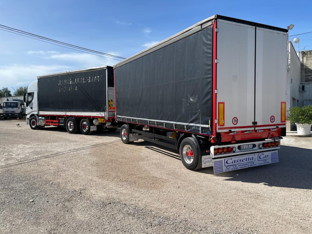 IVECO STRALIS 460+RIMORCHIO CENTINATO + TELO EURO 6 in vendita - foto 2