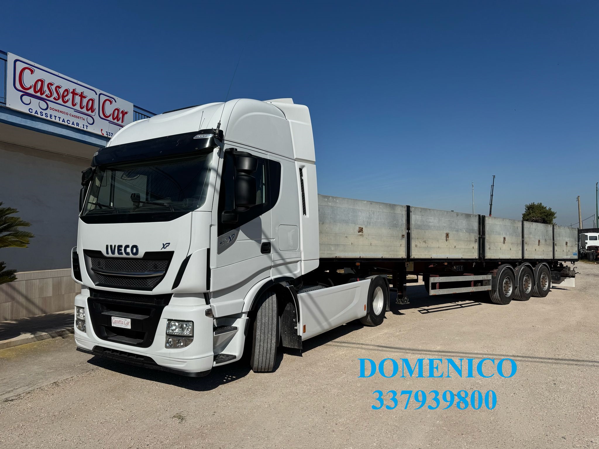 SEMIRIMORCHIO MIELE DOPPIA CASSA RIB. BIL.  in vendita - foto 1