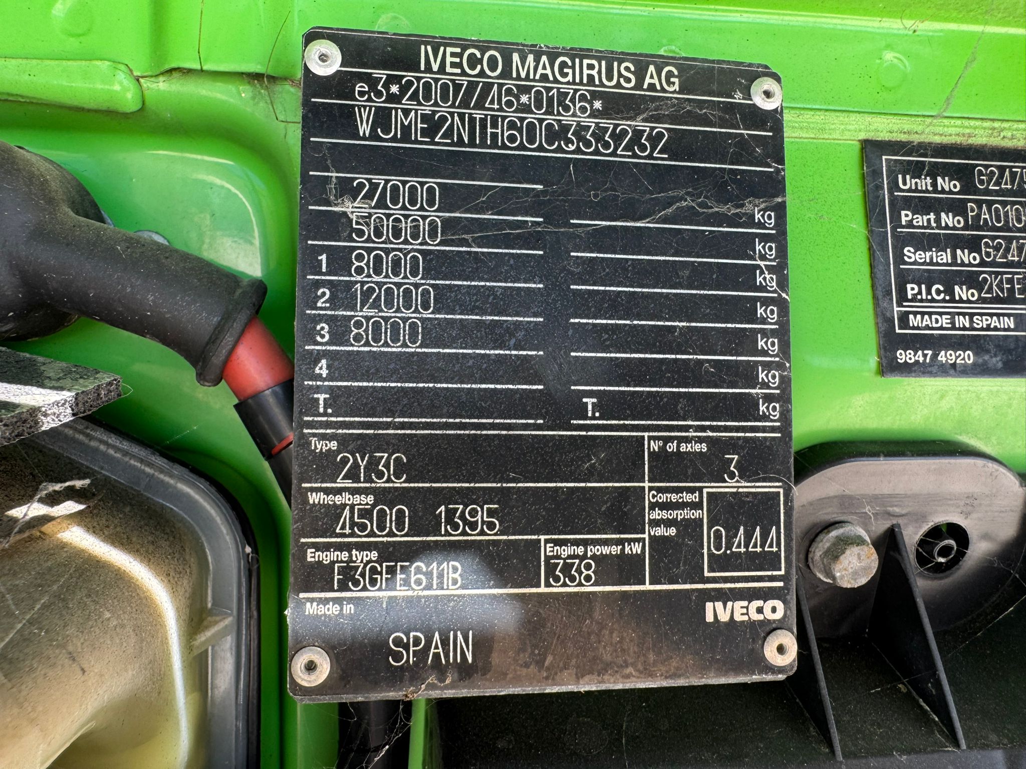 IVECO STRALIS 460 TETTO BASSO EURO 6 1° ASSE 8 TON in vendita - foto 6