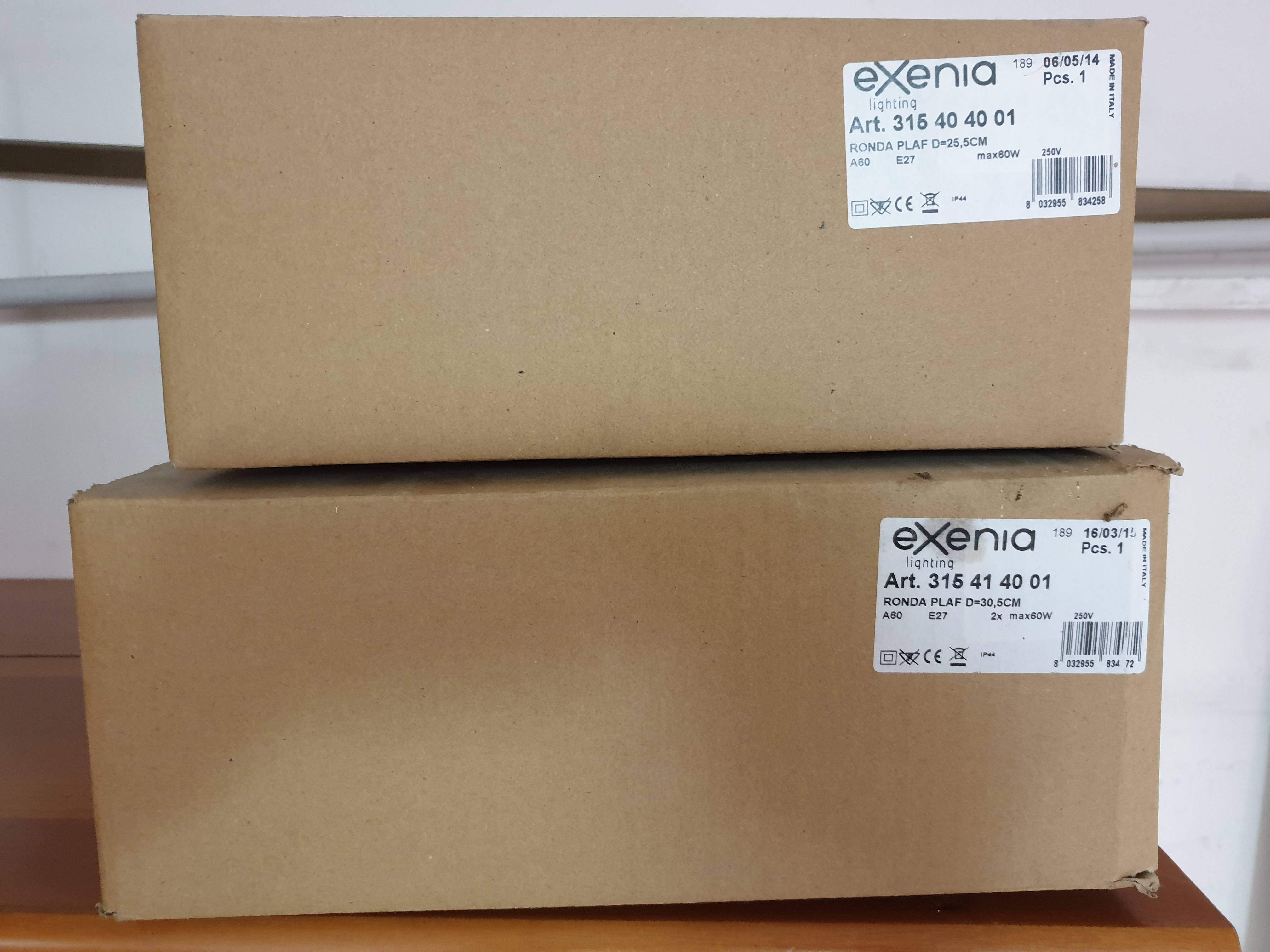 Plafoniere vetro rotonde nuove in vendita - foto 1