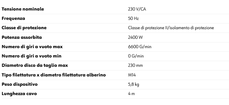 SMERIGLIATRICE ANGOLARE A DUE MANI EWS 22-230 in vendita - foto 4
