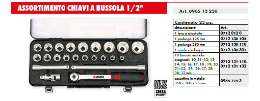 KIT CHIAVI A BUSSOLA DA 1/2" in vendita - foto 1
