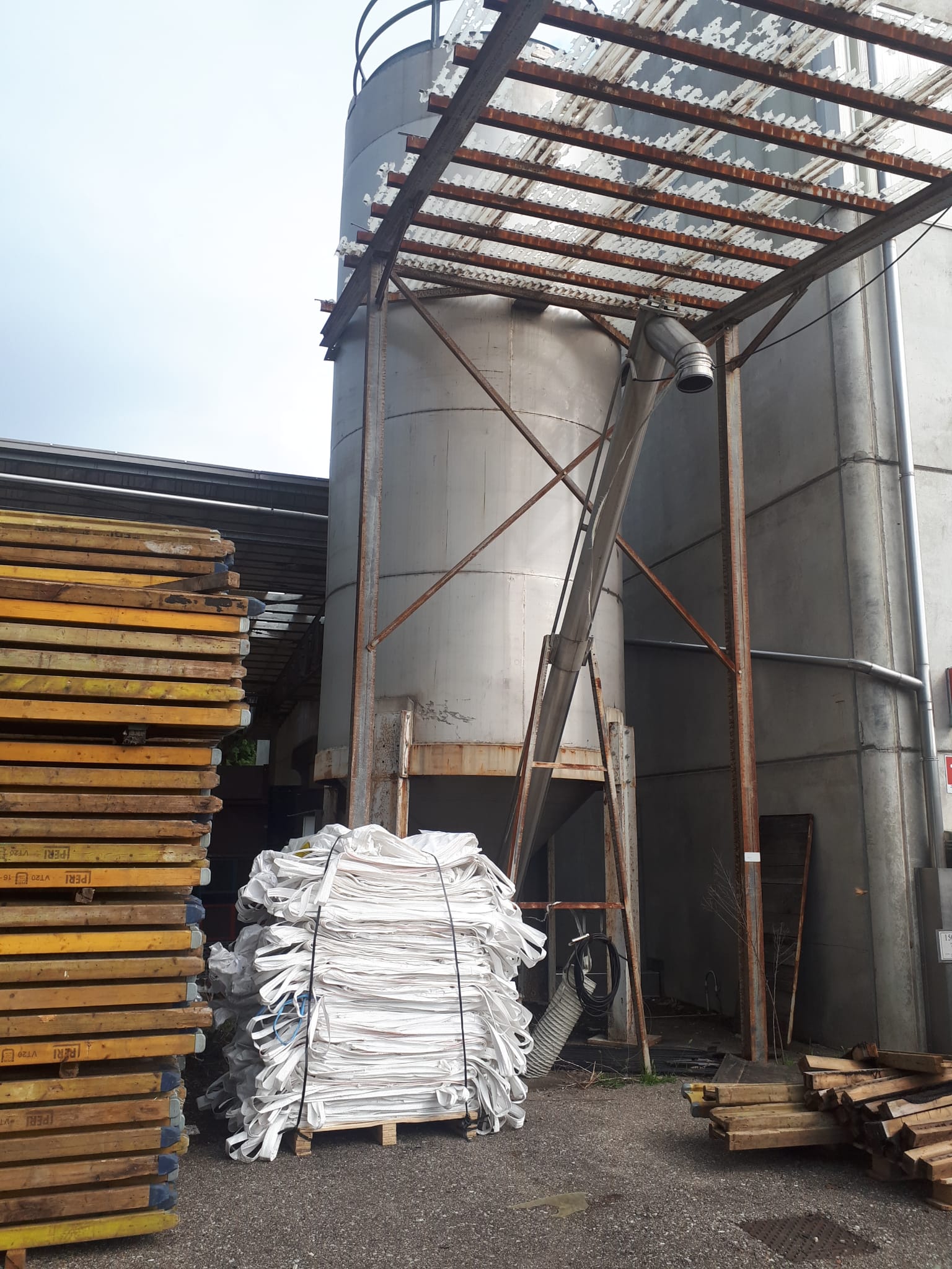 silos mc 50 in acciaio inox di stoccaggio in vendita - foto 1