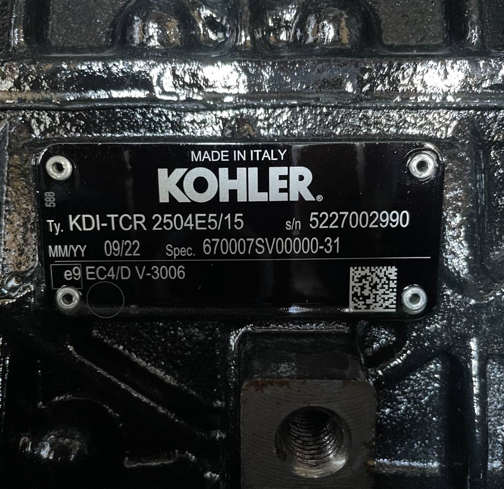 Generatore Stage V Kohler KDI2504T in vendita - foto 7