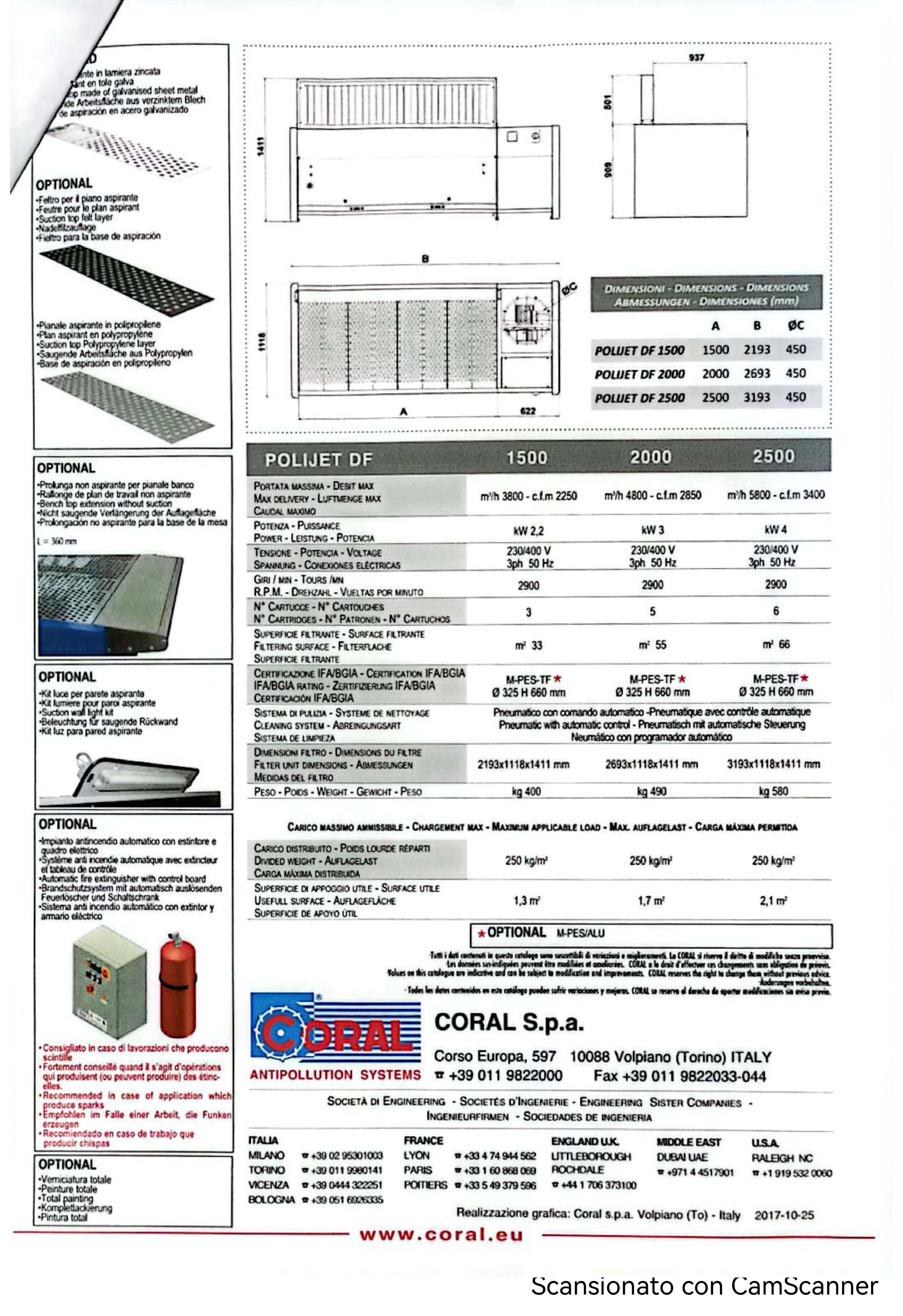 Banco Apriratore autopulente Coral in vendita - foto 3