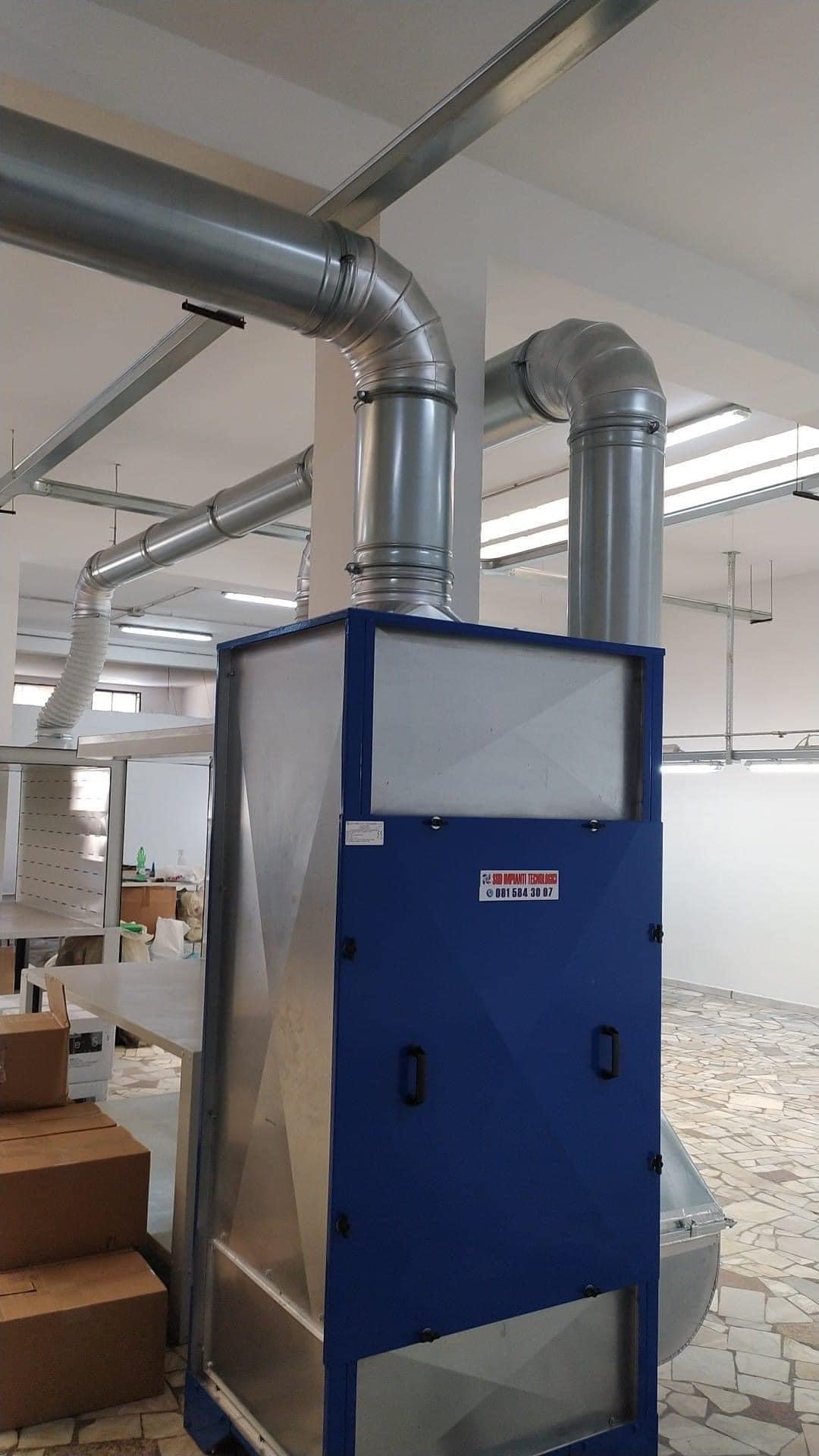 Impianto di aspirazione a carboni attivi  in vendita - foto 3