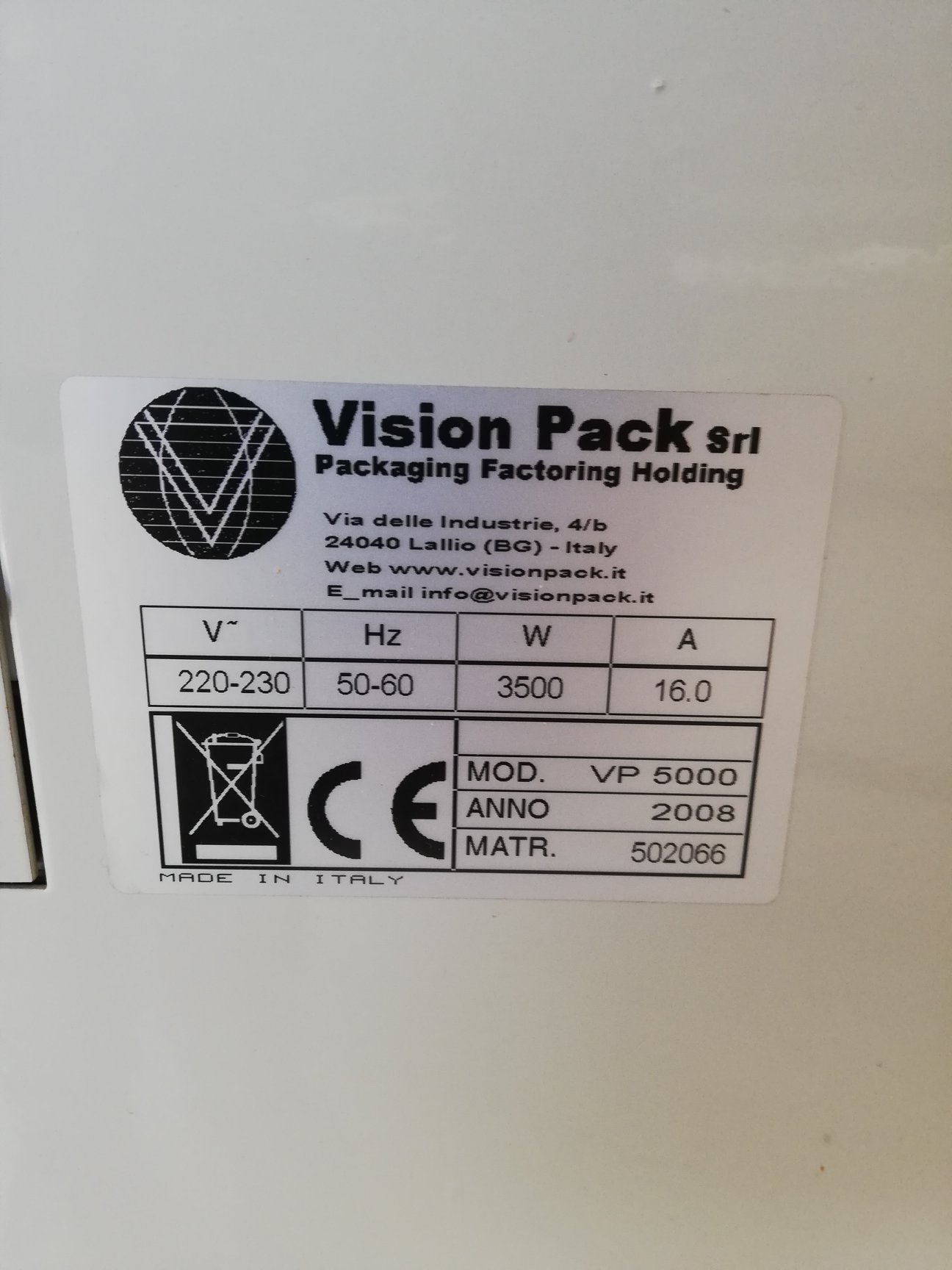 Confezionatrice termoretraibile a campana VISION PACK  in vendita - foto 4