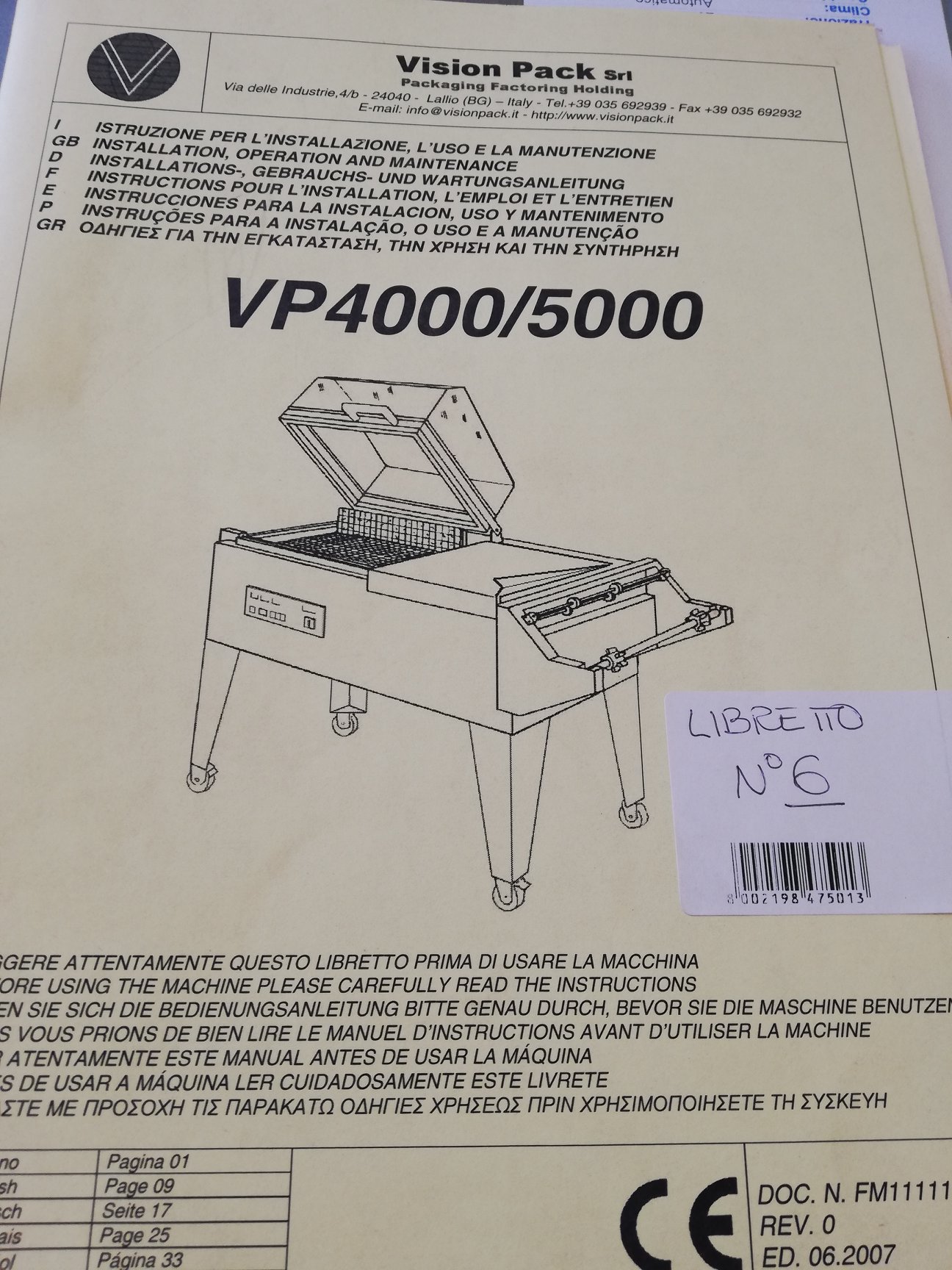 Confezionatrice termoretraibile a campana VISION PACK  in vendita - foto 3