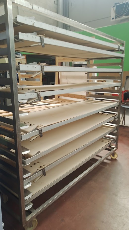 CARRELLO PORTATELAIO PER INFORNAMENTO in vendita - foto 1