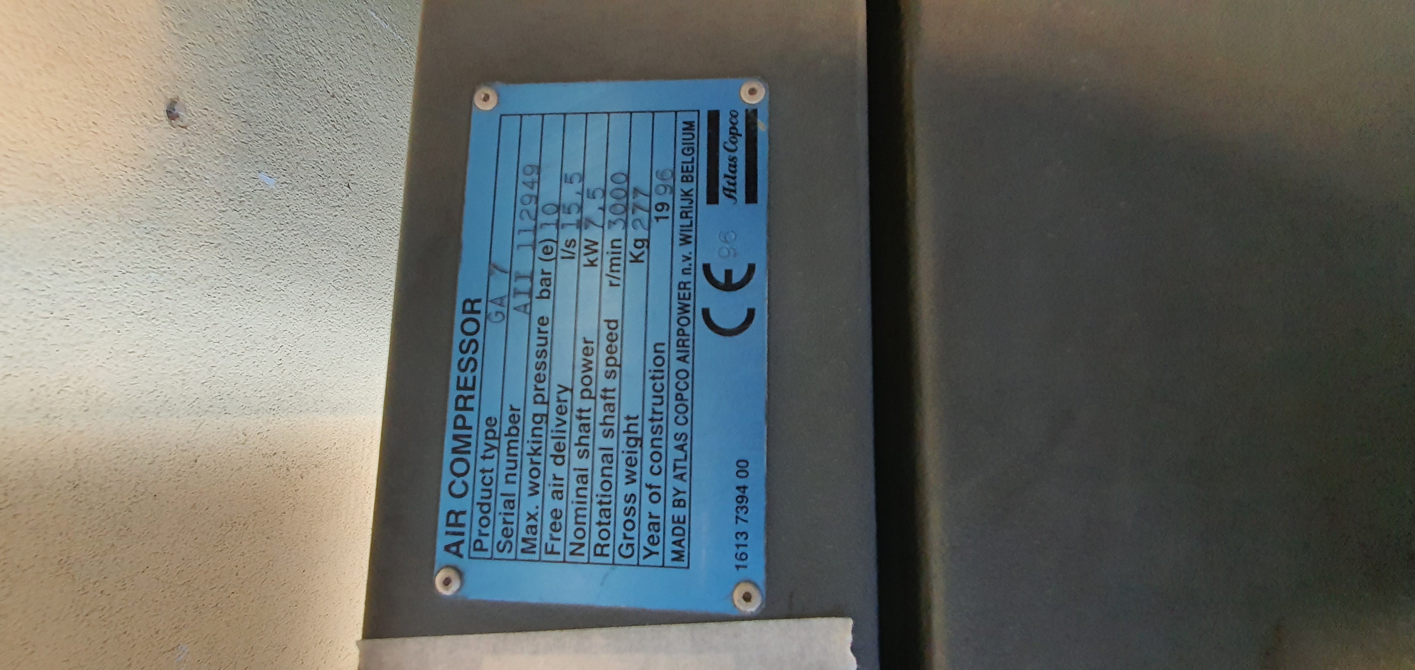 Compressore Atlas Copco  in vendita - foto 2
