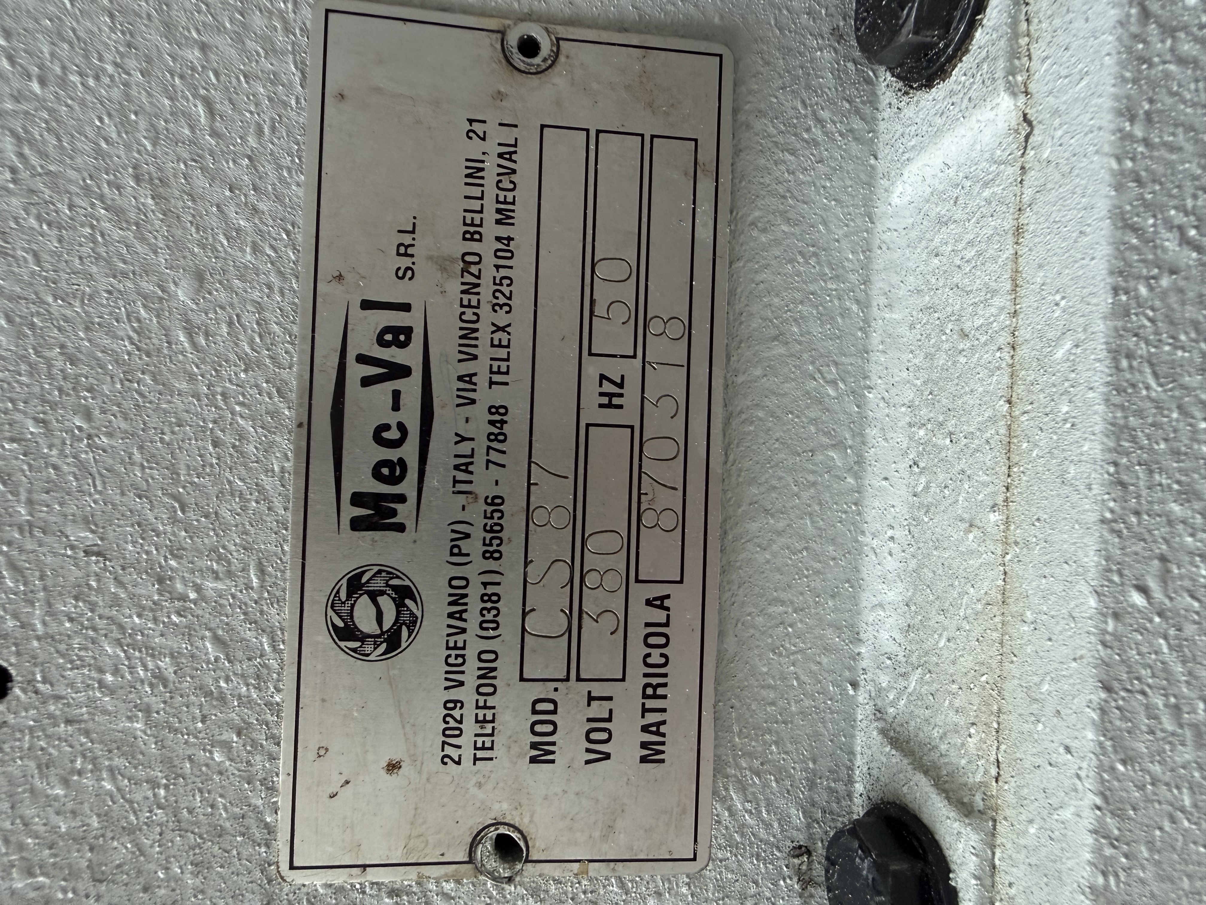 MEC-VAL modello CS87 in vendita - foto 4