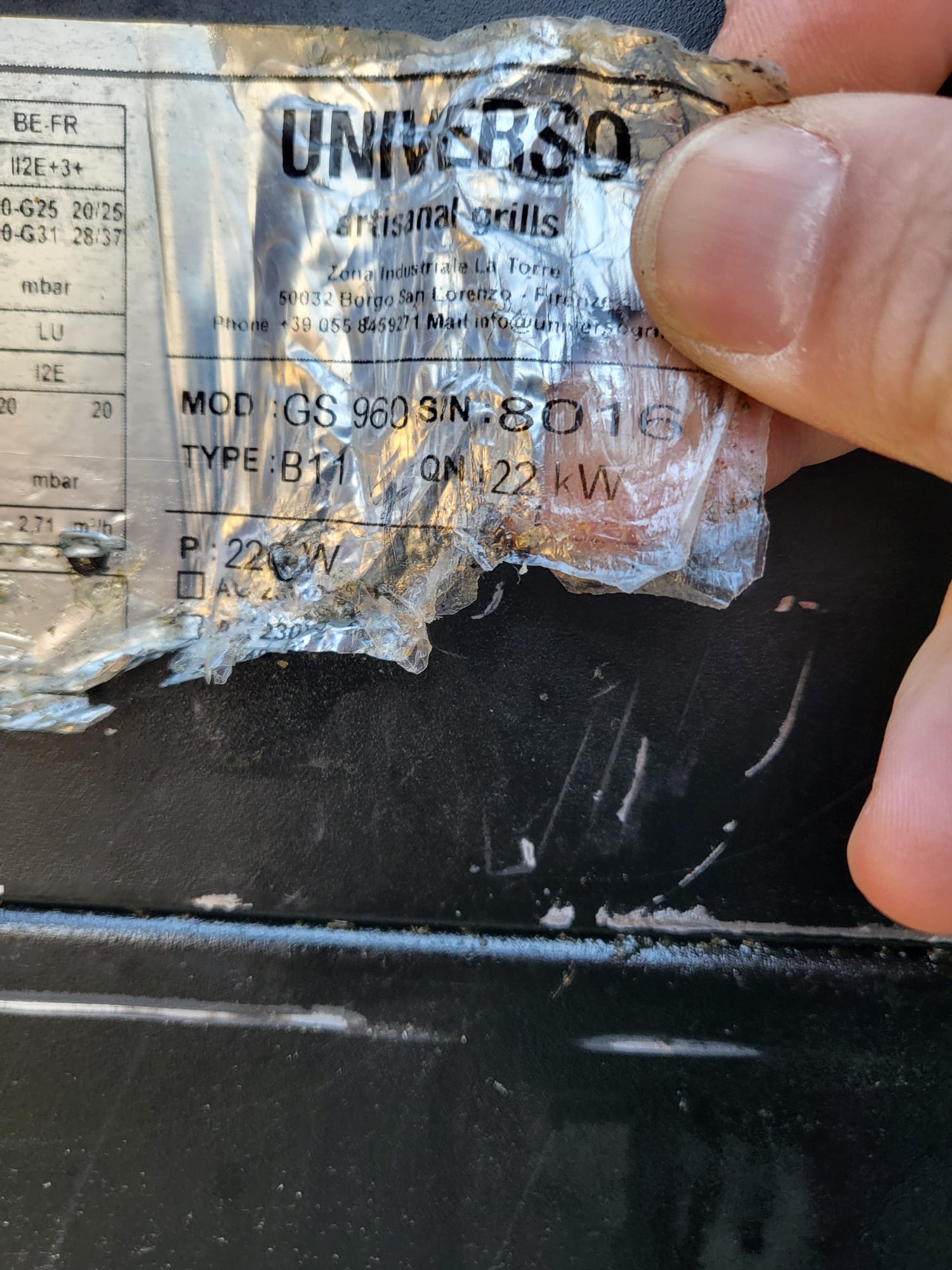 VENDO GIRARROSTO A GAS – UNIVERSO GRILL CG 960  in vendita - foto 12