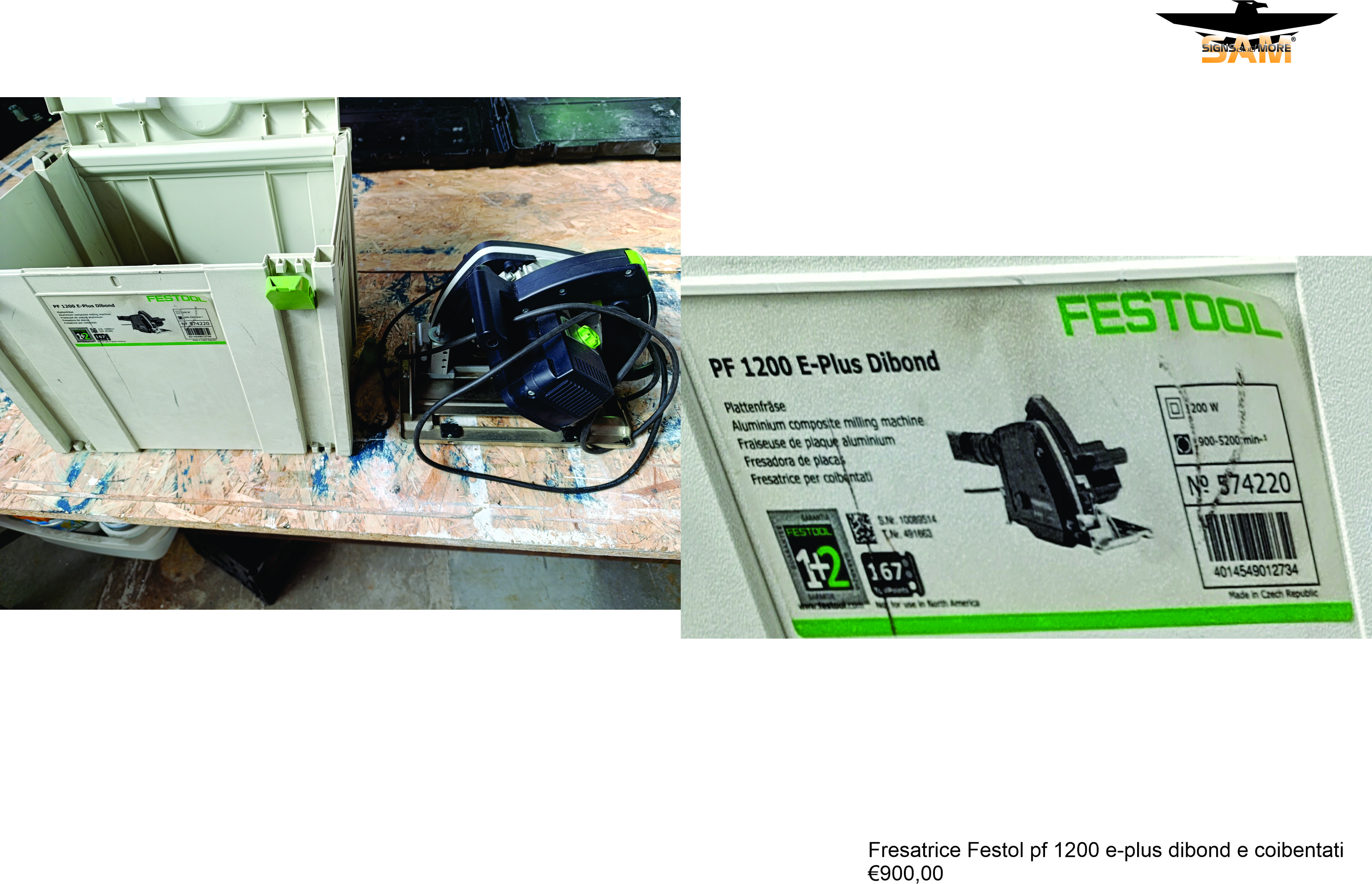 FRESA FESTOOL PER MATERIALI BICOMPOSITI in vendita - foto 1