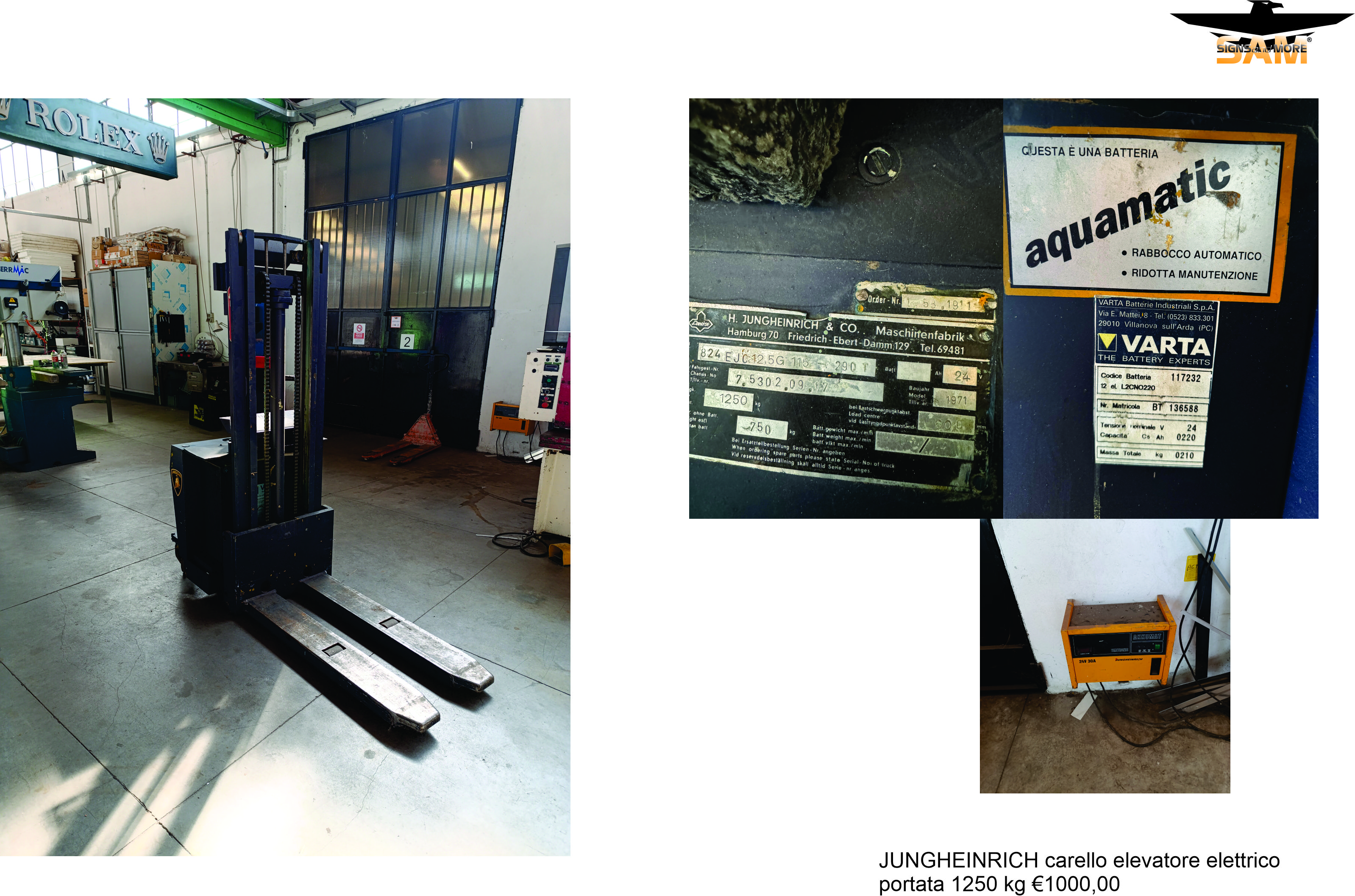 JUNGHEINRICH CARRELLO ELEVATORE ELETTRICO  in vendita - foto 1