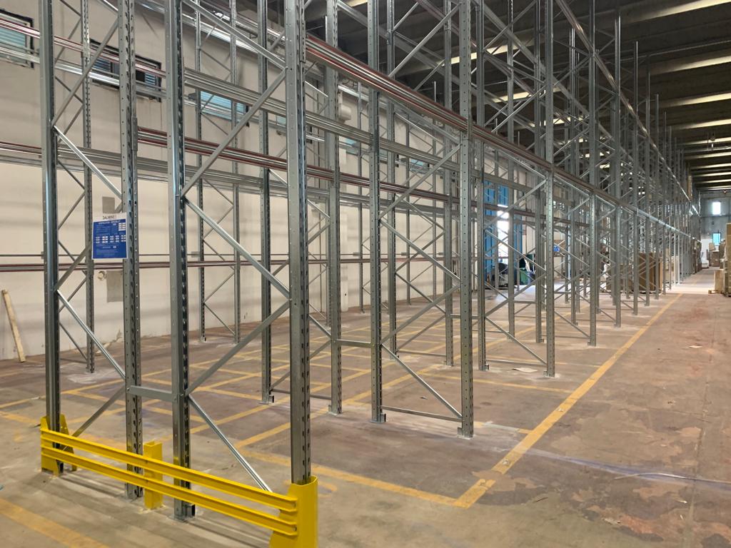 SCAFFALATURE INDUSTRIALI PORTAPALLET USATE – DALMINE LS in vendita - foto 1