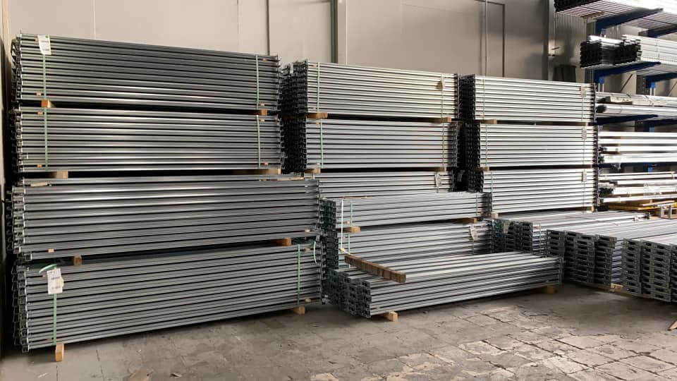 SCAFFALATURE INDUSTRIALI PORTAPALLET USATE – DALMINE LS in vendita - foto 3