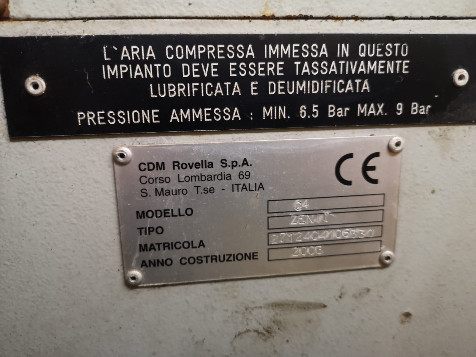 CDM ROVELLA ZENIT C4, ANNO 2003 in vendita - foto 7