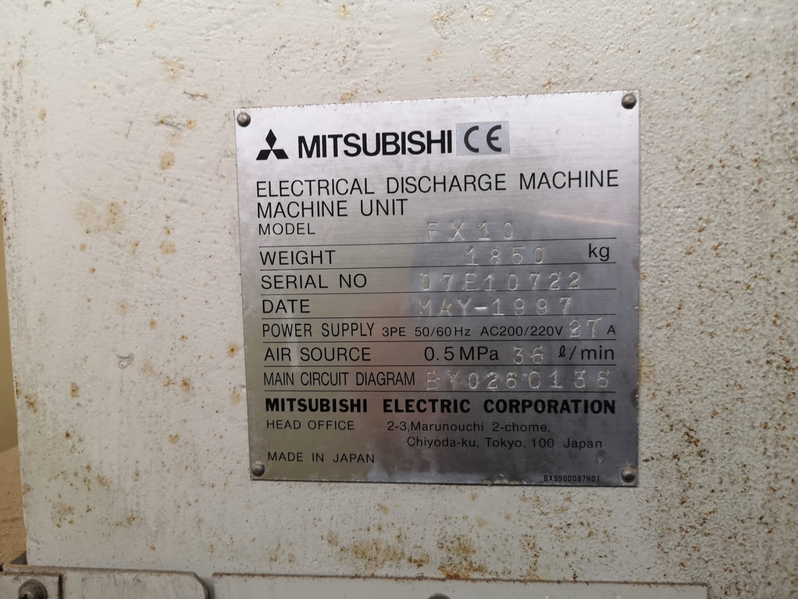 ELETTROEROSIONE MITSUBISHI  FX10  ANNO 1997 in vendita - foto 6