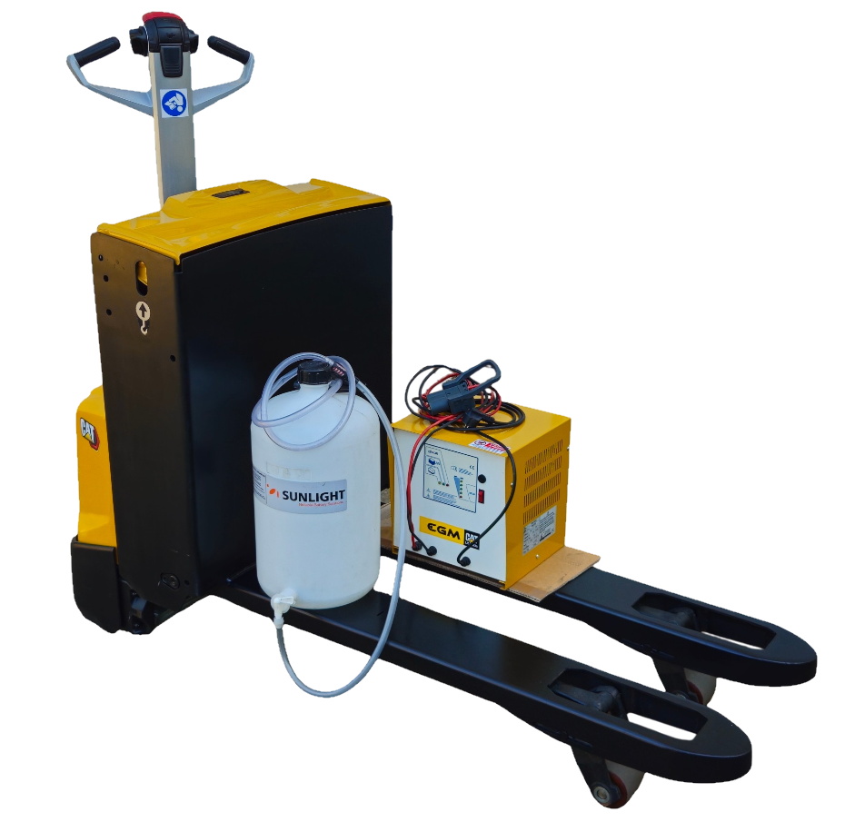 Transpallet elettrico sollevatore batteria 1600 kg CAT in vendita - foto 1