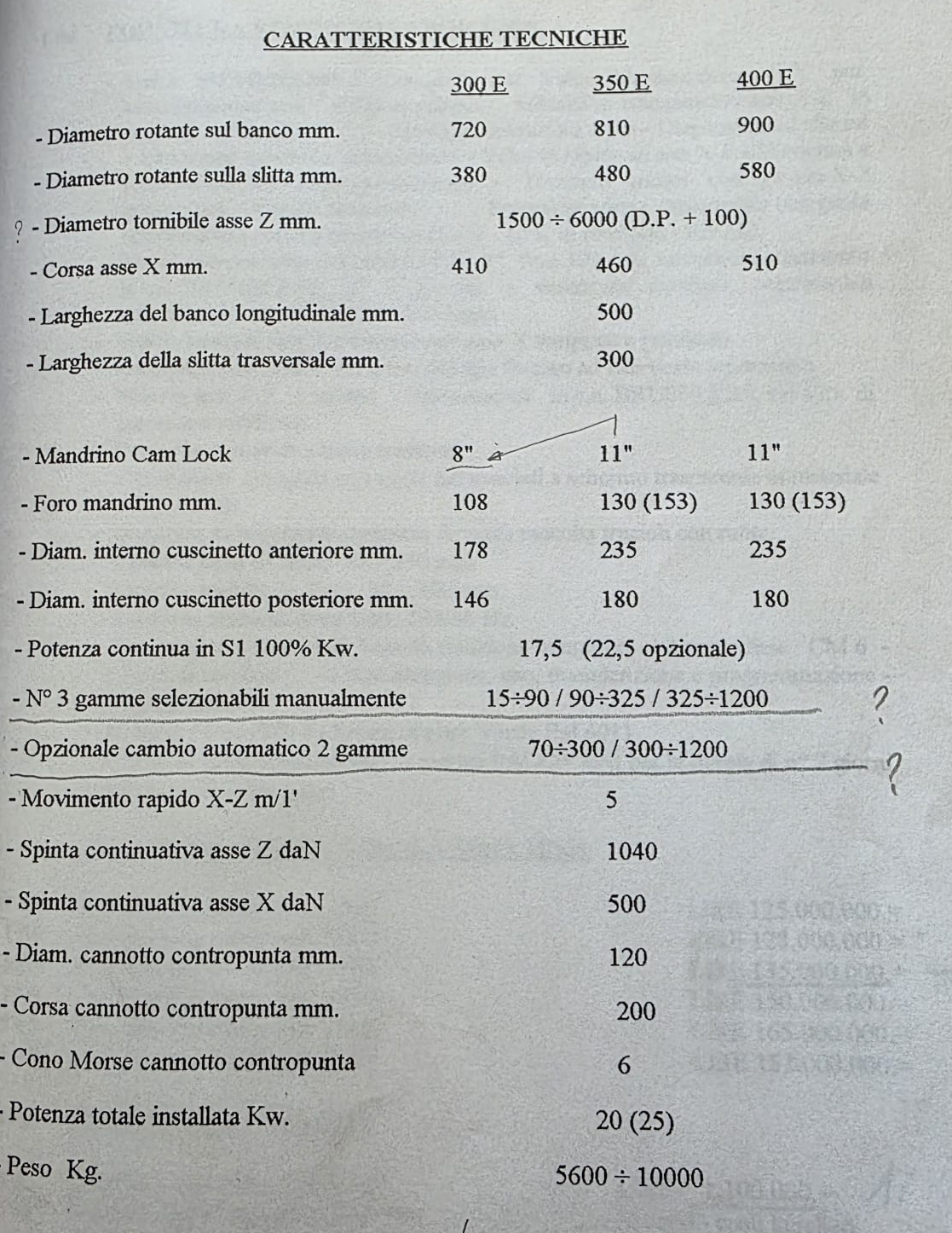 Tornio autoapprendimento Padovani Labor E300x3000  in vendita - foto 10