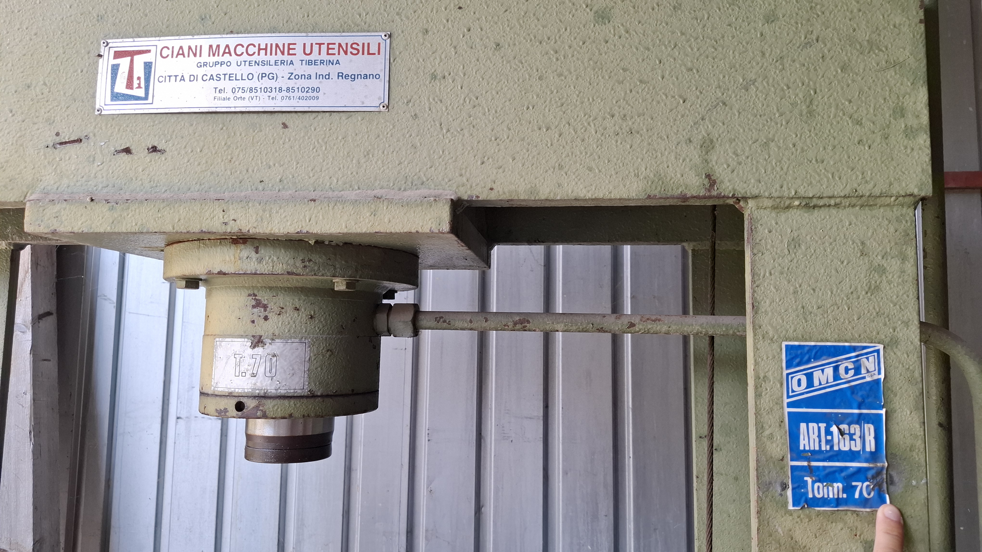Pressa verticale idraulica. Modello ART-163/R (OMCN) in vendita - foto 4
