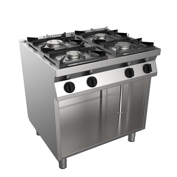 Cucina a gas 4 fuochi vano a giorno linea 70 in vendita - foto 1