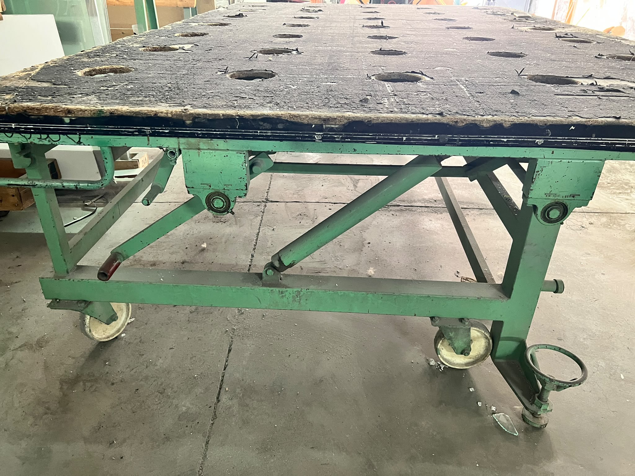 Tavolo da taglio per vetro (usato) 3x2m in vendita - foto 5