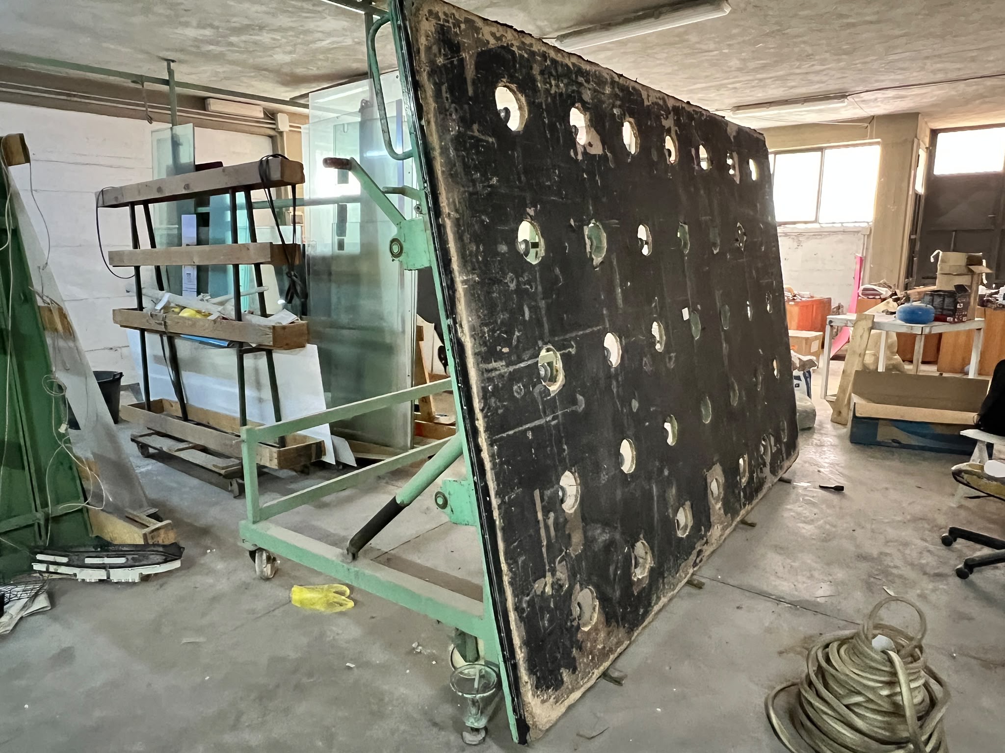 Tavolo da taglio per vetro (usato) 3x2m in vendita - foto 7